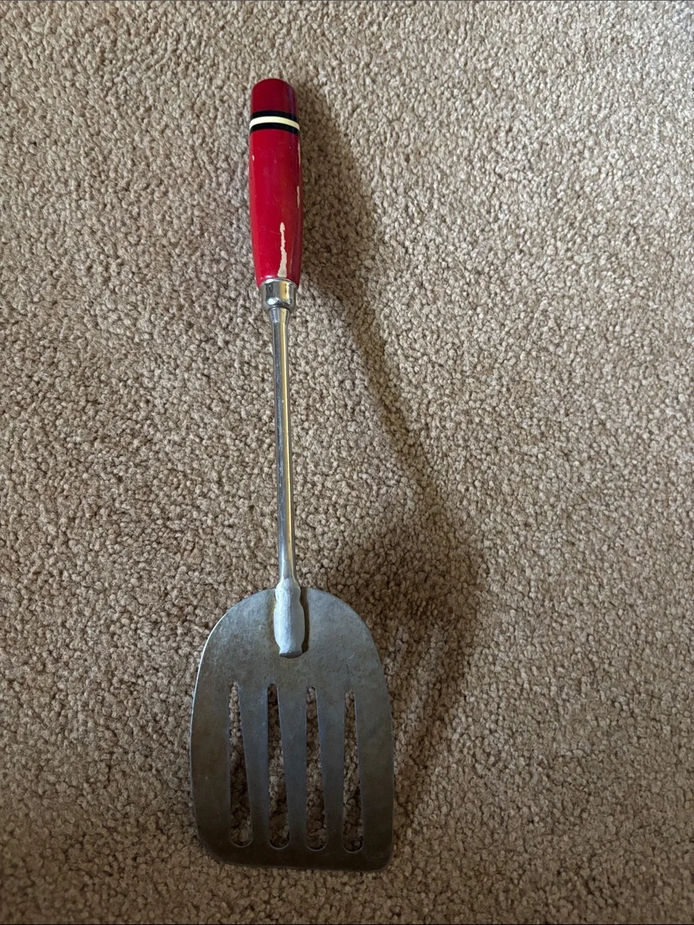 Red Handle Slotted Turner Spatula - Ecko A&J USA